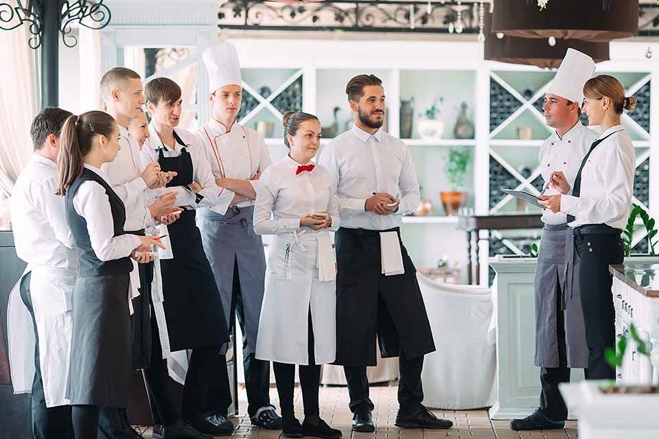 Foto: Beschäftige in der Gastronomie